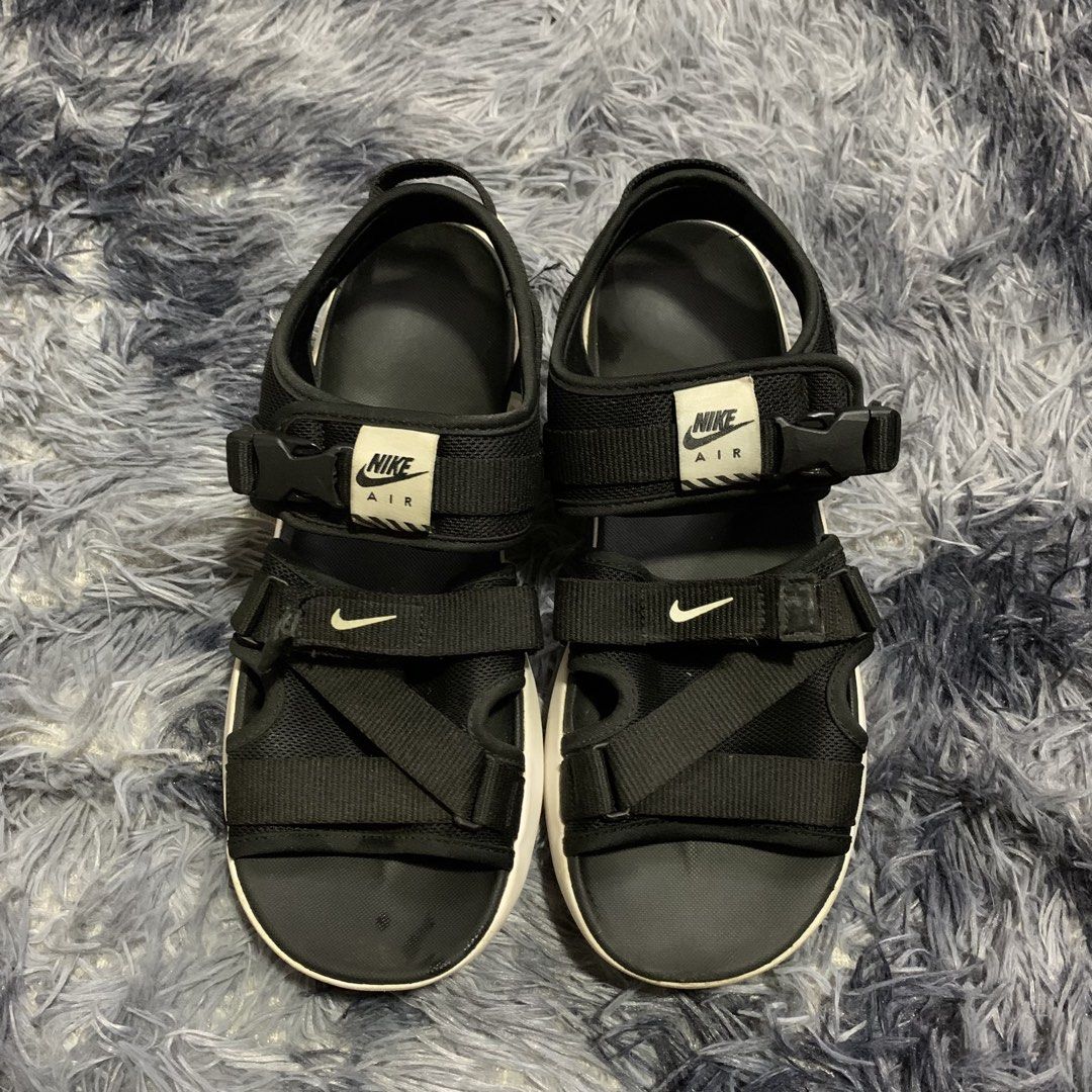 Nike Air Max Sandals Black (Category: Slippers & Slides) located in Cavite. Submitted by rexander07 (Listing ID 1461574541, Image 2). Description: For Sale Nike Air Max Sole Sandal (used) Excellent Condition Size 9Us Cm27 Location - Bacoor Cavite Courier - Lalamove , Jnt , Lbc (COP) Sale ₱ 850+ship Can do vouch or video call for fast and safety transaction .📥.