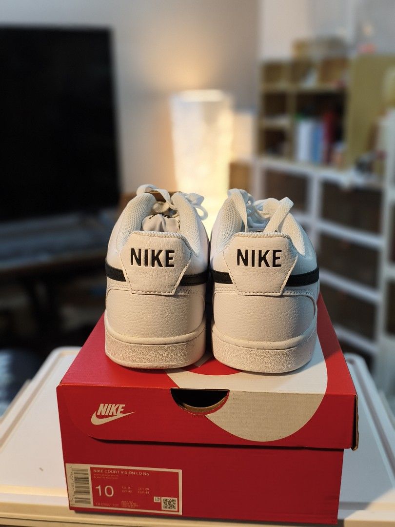 Nike Court Vision Low (Category: Casual Shoes) located in Quezon City. Submitted by jjsalvador (Listing ID 1461659590, Image 2). Description: Brandnew sale‼️ Nike Court Vision Low- 899 Size 10 US Only Nike Men's Downshifter 12- 899 Size 9.5,10 US Only Fila Bella Italia- 899 Size 9 US Merrel Hydro Moc - 499 Size 11 US Pwede puntahan Pwede pickup lalamove and JNT Location: Brgy. Holy Spirit Quezon City.