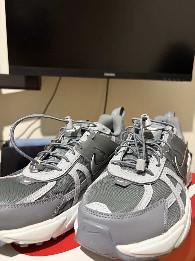 Nike V2K RUN (Category: Sneakers) located in Makati City. Submitted by macadelic199x (Listing ID 1461734447, Image 2). Description: Nike V2K RUN [Brand new] • Size: 7.5 (Women's) • Colorway: Cool Grey/Metallic Silver • Original [Money back if proven fake] Location: Quezon City Mode of payment: Bank transfer Delivery: Lalamove (your own booking) but strictly payment first. Can do meet up around: UP Town Center / Trinoma / Vertis North / SM North. 