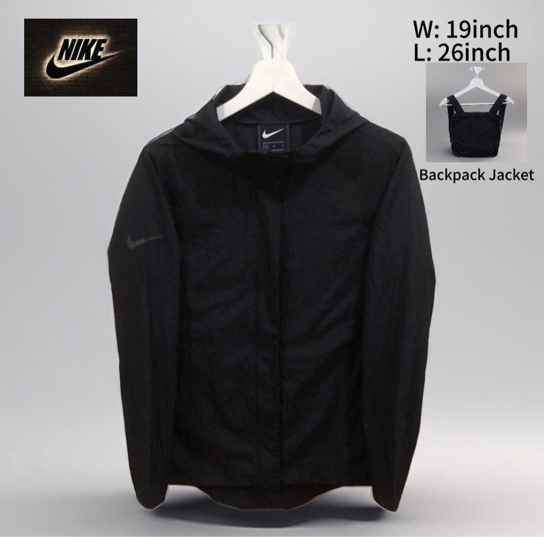 Nike Windbreaker BackPack Jacket Packable (Category: Coats, Jackets and Outerwear) located in Oas. Submitted by alithrifthunter (Listing ID 1461657719, Image 1). Description: .