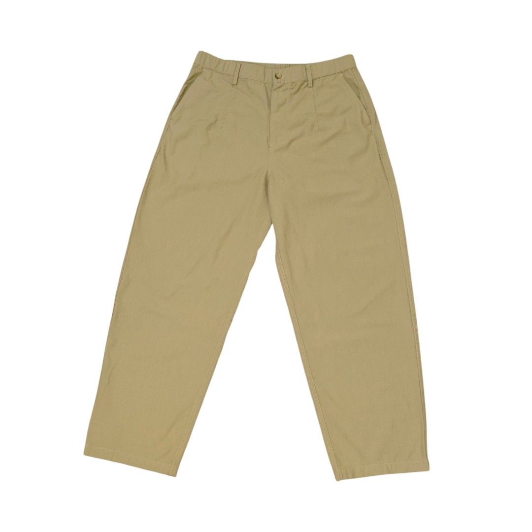 NIKO AND... Straight Fit Pants (Category: Trousers) located in Quezon City. Submitted by oldturnedtogold (Listing ID 1461618296, Image 1). Description: NIKO AND... Straight Fit Pants Size Large Khaki Waist = 17" - 18" flat / 34" - 36" waist circumference Inseam = 27" Length = 39.5" Leg opening = 8" Details: - straight fit - Clean, minimalist design - Easy to style for casual or smart-casual outfits - Shipping fee to be shouldered by the buyer unl