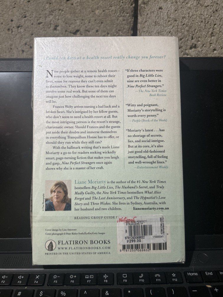 Nine Perfect Strangers by Liane Moriarty (Category: Storybooks) located in Makati City. Submitted by chapadz (Listing ID 1461754367, Image 2). Description: .
