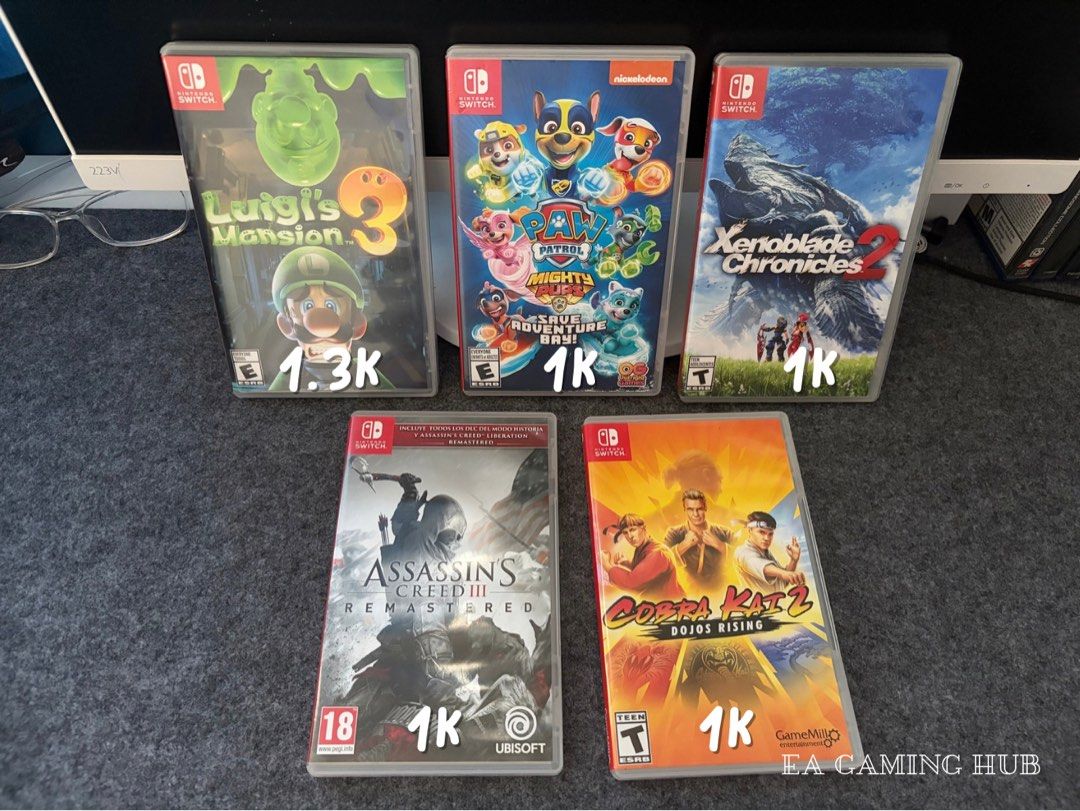 Nintendo Switch 1 & 2 Games & S D Card (Category: Nintendo) located in Manila. Submitted by eagaminghub (Listing ID 1461739531, Image 2). Description: For Sale Switch 1 & 2 Games & SD Card Feel free to visit our page EA Gaming Hub SD card Sandisk Ultra A1 512GB - 3k Sandisk Extreme A2 1TB - 8k Sandisk Extreme Pro A2 1TB - 8.5k Switch 2 Demon x Machina titanic scion - 2.5k Mario Kart World - 2.2k Final Fantasy Vll Remake Integrade (06/2026) - 1.9k