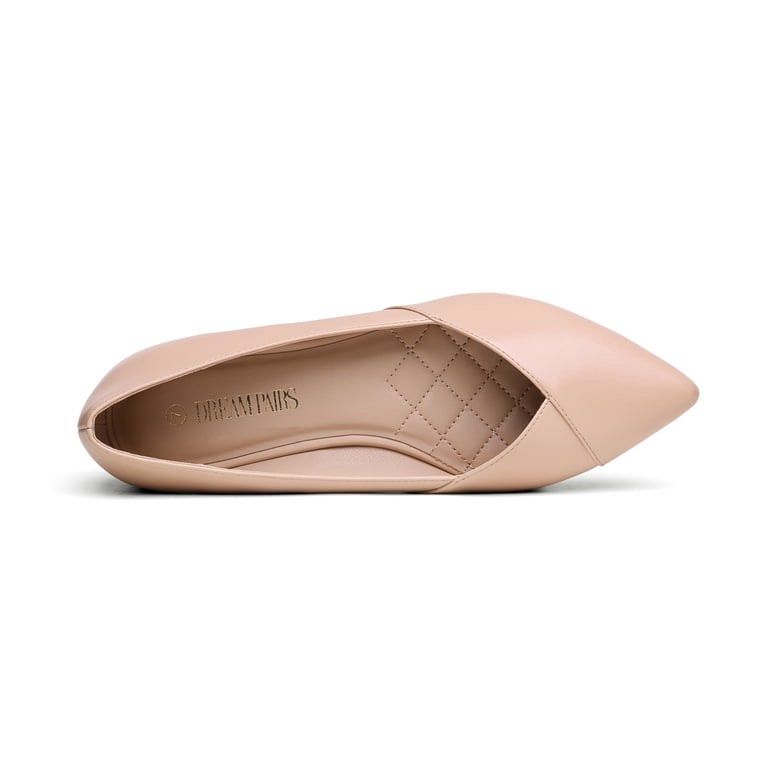 Nude Pointed Slip on Flat Shoes (Category: Flats & Sandals) located in Bacoor. Submitted by esorfashionboutique (Listing ID 1461564431, Image 3). Description: - Nude pointed toe flats - Simple and chic design - Quilted inner sole for comfort - Easy slip-on style - Versatile for everyday wear or dressing up outfits.