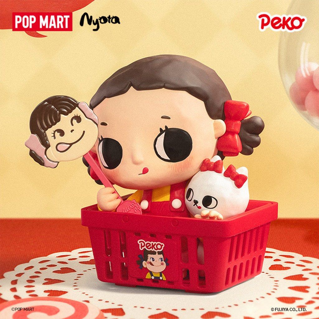 Nyota x Peko Popmart Collab (Category: Designer & Blind Box Toys) located in Mandaluyong City. Submitted by izciji (Listing ID 1461778292, Image 3). Description: Never Opened, Brand New Condition Super impulse buy to the point I never opened it out of guilt Negotiable price Has an authentication sticker on the back Onhand.