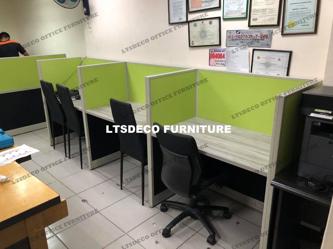 office partition workstation table desk furnitures cubicles (Category: Office Furniture & Fixtures) located in Caloocan City. Submitted by cheska.ltsdeco (Listing ID 1461590598, Image 3). Description: 👉Are you looking for WORKSTATION, MODULAR CUBICLES OFFICE PARTITION, and OFFICE FURNITURE SUPPLIER? LTSDECO Furniture, is direct supplier, manufacturer, and trusted provider of high quality, affordable and durable modular office divider partition, 