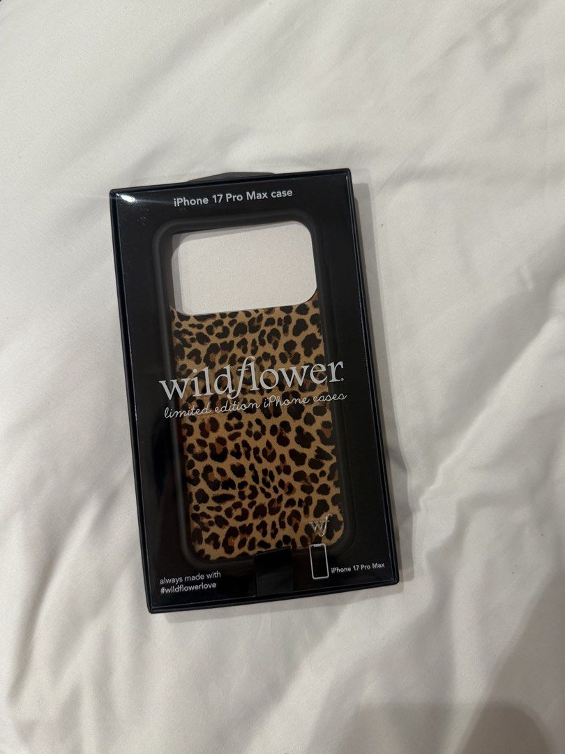 [EACH] Official Wildflower iPhone 17 Pro Max Phone Case (Category: iPhone 17 Series) located in Quezon City. Submitted by kristinascl0set (Listing ID 1461769281, Image 3). Description: .