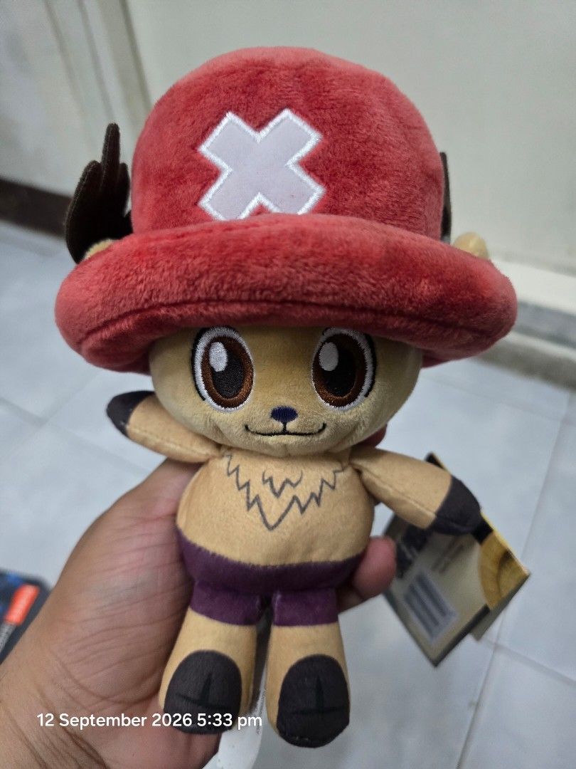 One Piece Netflix Chopper Plush Toy (Category: Plushies & Soft Toys) located in Santa Rosa. Submitted by dlsud0708 (Listing ID 1461564880, Image 1). Description: - Cute One Piece Chopper plush toy - Netflix edition - Soft and cuddly material - Ideal for anime/manga fans - Perfect for display or play.