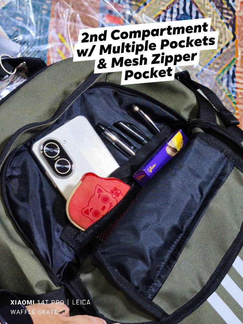Original & Brand New Primelift Backpack (24L) "Olive Strata" (Category: Backpacks) located in Iloilo. Submitted by waffleskateiloilo (Listing ID 1461660564, Image 3). Description: Primelift Backpack (24L) "Olive Strata" A versatile 24-liter backpack built for everyday carrying. It features a spacious main compartment, dedicated laptop storage, multiple zippered pockets, and convenient side mesh pockets for easy access to your essentials. The comp