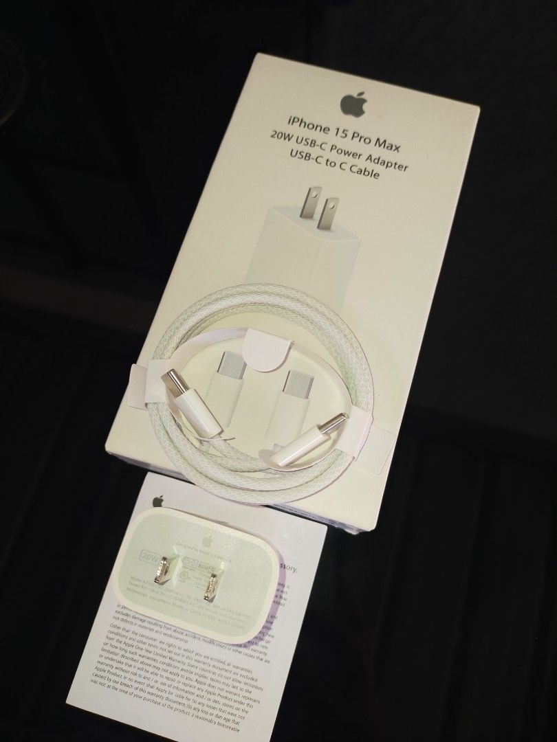 Power Adapter w/ Braided Cable C to C (SET ONLY) (Category: Chargers & Cables) located in Bacoor. Submitted by istocksphhh (Listing ID 1461602620, Image 2). Description: Power Adapter w/ Braided Cable C to C (SET ONLY) Brand-new, No issue, Ready to use, Original, Can ship nationwide, 20W, USB-C to, Fast charging, Pass for low offer respect each other time. Mode of delivery: READY TO SHIP ANYTIME Within the day lalamove (sf may differ sa layo ng l