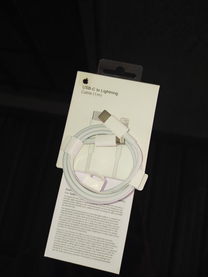 Original USB-C to Lightning (Cable Only) (Category: Chargers & Cables) located in Bacoor. Submitted by istocks888 (Listing ID 1461603914, Image 2). Description: Original USB-C to Lightning (Cable Only) Retail and Wholesale Available Brand-new, No issue, Ready to use, Original, Can ship nationwide, Open for Video or VC before shipment, Fast charging, Pass for low offer respect each other time. Mode of delivery: READY TO SHIP ANYTIME Within the day