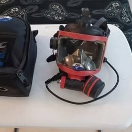 OTS Guardian Dive Mask W/ Communications (Category: Other Sports Equipment and Supplies) located in Subic. Submitted by gilber_t (Listing ID 1461570032, Image 1). Description: OTS Guardian with Hot Mic Bag and Manual and DVD Included.
