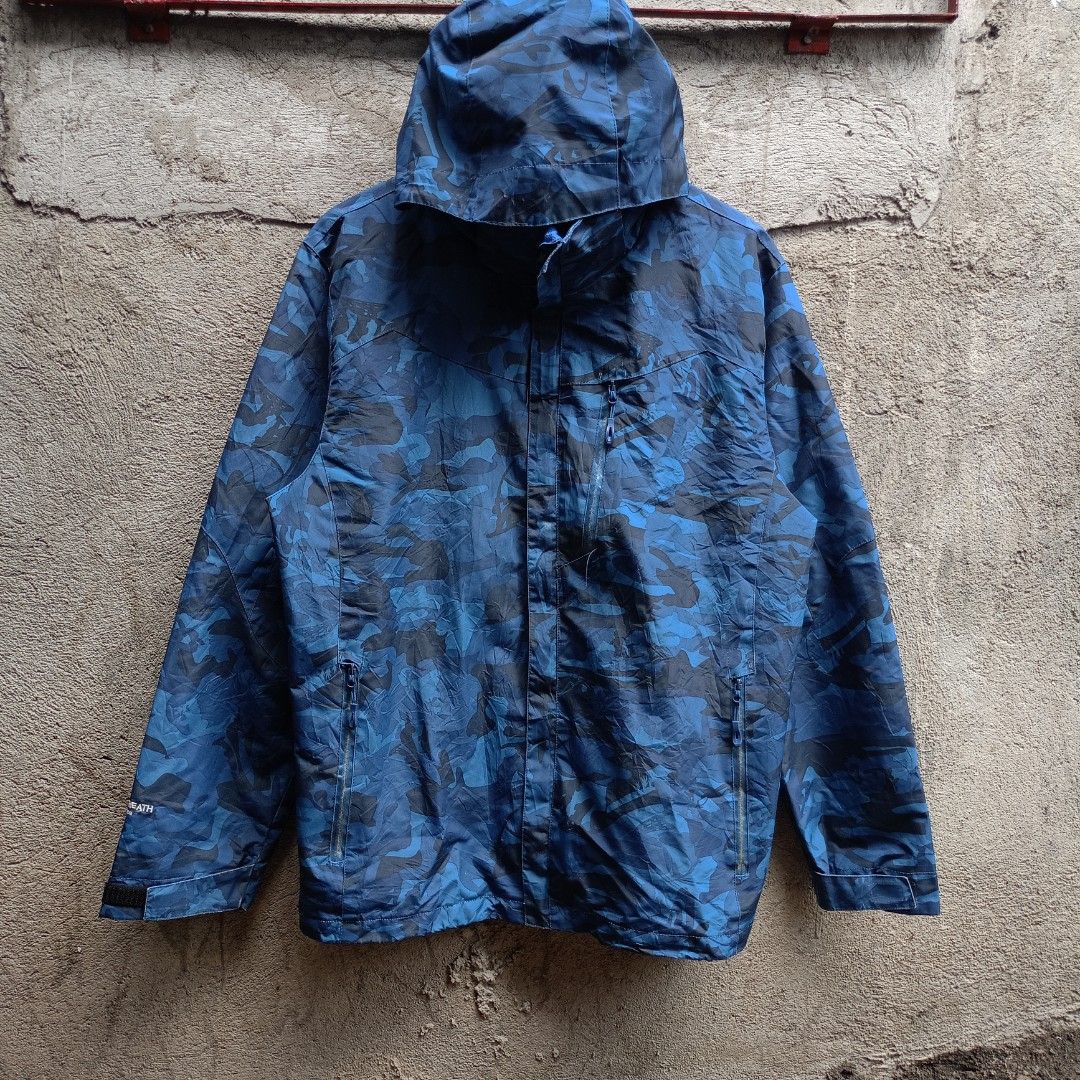 OUTDOOR WEAR BLUE CAMOUFLAGE JACKET (Category: Coats, Jackets and Outerwear) located in Koronadal. Submitted by thriflex.29 (Listing ID 1461692291, Image 1). Description: OUTDOOR WEAR BLUE CAMOUFLAGE JACKET Size On Tag: Large Measurements: Width 23.5 Length 28 Condition: 9/10 - Excellent Colorate: 9/10 No Issue Mine: 400.