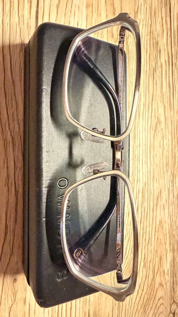 Owndays Frames (Category: Sunglasses & Eyewear) located in San Juan City. Submitted by albramos (Listing ID 1461587580, Image 2). Description: Decluttering and selling my OWNDAYS eyeglasses. All are in excellent condition and well-maintained. 1. John Dillinger Titanium Frame – ₱2,500 • Premium titanium frame • Excellent condition • Minimal signs of use 2. OWNDAYS SNAP – ₱2,000 • SNAP frame • Excellent condition • Minimal signs of use 3. OWNDAYS T