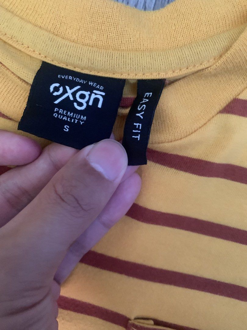 OXYGN stripes tee (Category: Tshirts & Polo Shirts ) located in Cabuyao City. Submitted by st.michael.grc (Listing ID 1461613742, Image 2). Description: Lightly used Comfy wear Color rate 9/10 DM for more details .