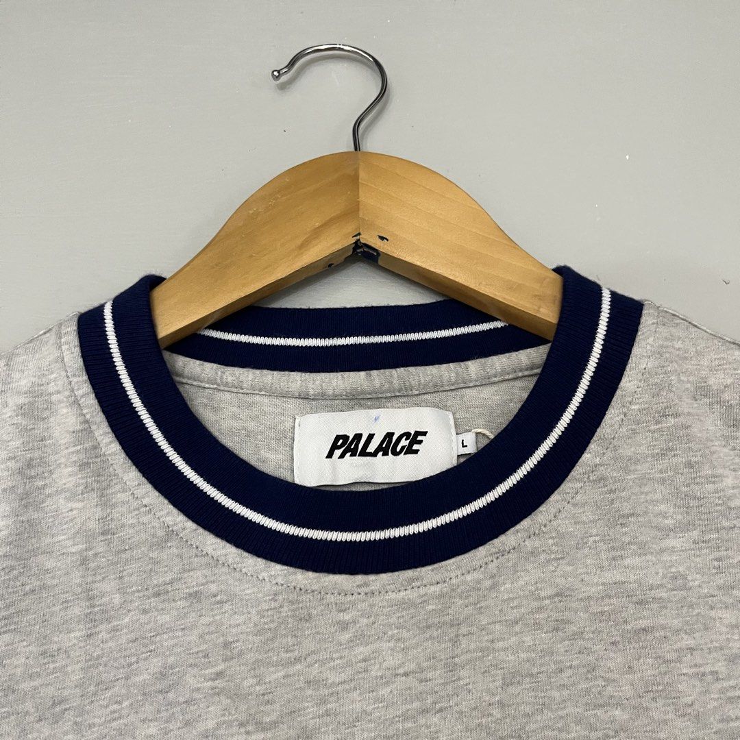 Palace Ringee Tee (Category: Activewear) located in Los Banos. Submitted by 4030.archives. (Listing ID 1461772629, Image 3). Description: Palace Ringee Tee 1500 Pesos Large Length : 29 inches Width 21.5 inches Excellent Condition.