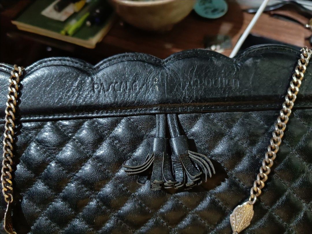 Pascale crochon leather bag (Category: Shoulder Bags) located in Taguig. Submitted by ashicollection (Listing ID 1461678542, Image 2). Description: Please read! For sure buyer only! NO COD/COP No reservation The items will be sold to the first payer w/o prior notice. Verbal reservations are not acceptable. Note: All items are vintage. Please manage your expectations accordingly. G cash payment. Shipping via Lalamove Metro Manila. For province: J 