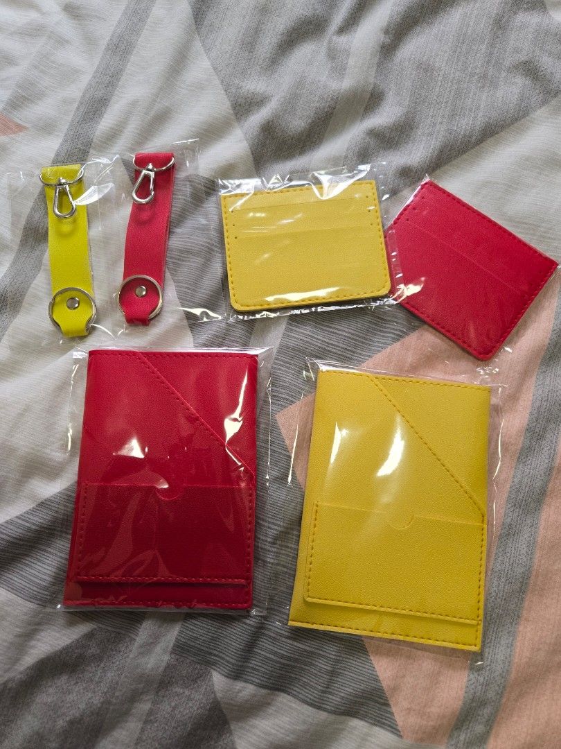 Passport case, card case, keychain set (Category: Craft Supplies & Tools) located in Manila. Submitted by chocomoose (Listing ID 1461631031, Image 1). Description: price is for all in the pic.