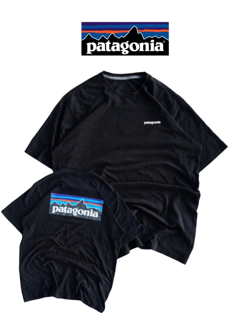 Patagonia Black tee (Category: Tshirts & Polo Shirts ) located in Baguio. Submitted by villa_aparel (Listing ID 1461736388, Image 1). Description: Length - 30 inches Width - 21.5 inches Isses:Needs wash Color:9/10 Authentic.
