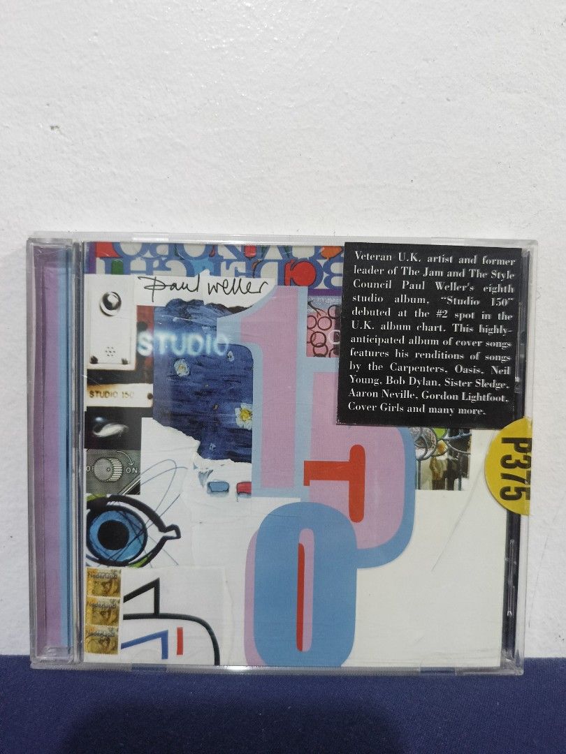Paul Weller - Studio 150 (Category: CDs & DVDs) located in Cavite. Submitted by bodega_ni_kiks11 (Listing ID 1461603845, Image 1). Description: Paul Weller - Studio 150 NM ₱250.