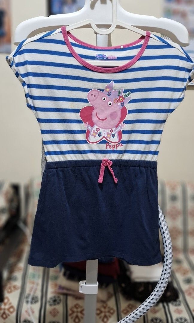 Peppa dress (Category: Babies & Kids Fashion) located in Quezon City. Submitted by thetetajabakes (Listing ID 1461619895, Image 1). Description: - preloved (minimal stain, please see photos ) - outgrown clothes - from HK gift sa anak ko - RFS : Decluttering.
