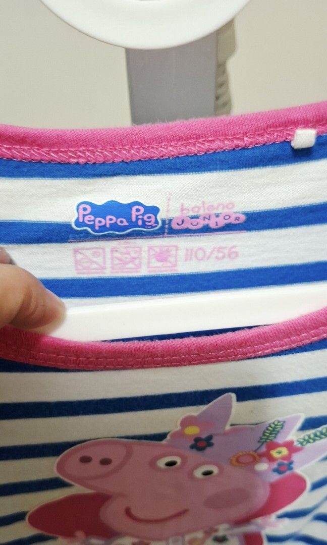 Peppa dress (Category: Babies & Kids Fashion) located in Quezon City. Submitted by thetetajabakes (Listing ID 1461619895, Image 3). Description: - preloved (minimal stain, please see photos ) - outgrown clothes - from HK gift sa anak ko - RFS : Decluttering.