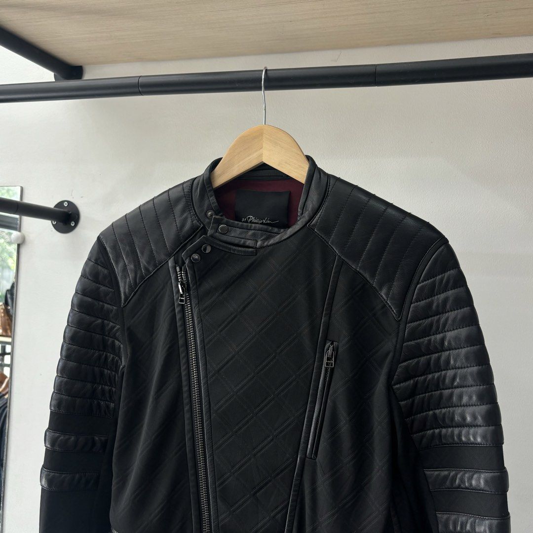 Phillip Lim Biker leather jacket (Category: Coats, Jackets and Outerwear) located in Bambang. Submitted by heats777 (Listing ID 1461692268, Image 1). Description: Excellent condition No issue Size: XS.