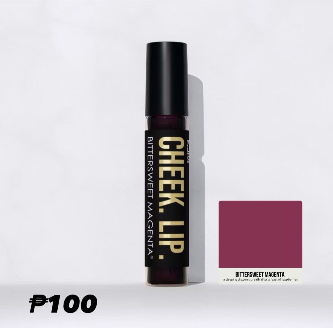 Pixie Dust Liplint & Cheek Lip Tint (Category: Makeup) located in Batangas. Submitted by raisahkyrsten (Listing ID 1461566850, Image 2). Description: - Pixie Dust Liplint: P50 - Cheek Lip Tint in Bittersweet Magenta: P100 - Cloudbeauty Lip Shadow pencil available in various shades (includes sharpener & smudger) - Key Ingredients: Cera Alba, Vitamin E, Jojoba Oil, Squalane.