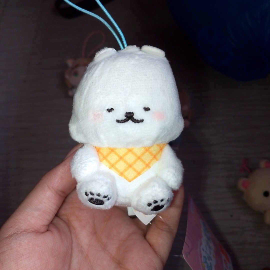 Plushie keychain/ Plush charm (Category: Plushies & Soft Toys) located in Manila. Submitted by suji. (Listing ID 1461720010, Image 1). Description: ‎Mascot/keychain 75 each 🧸 not used but taken out of the plastic (⁠´⁠∩⁠｡⁠•⁠ ⁠ᵕ⁠ ⁠•⁠｡⁠∩⁠`⁠) ‎ ‎Can provide a picture of the item with valid id 🍀🩷 ‎ ‎🍥gcash payment only, j&t courier also accepting dp but at least 50%^^ ‎.