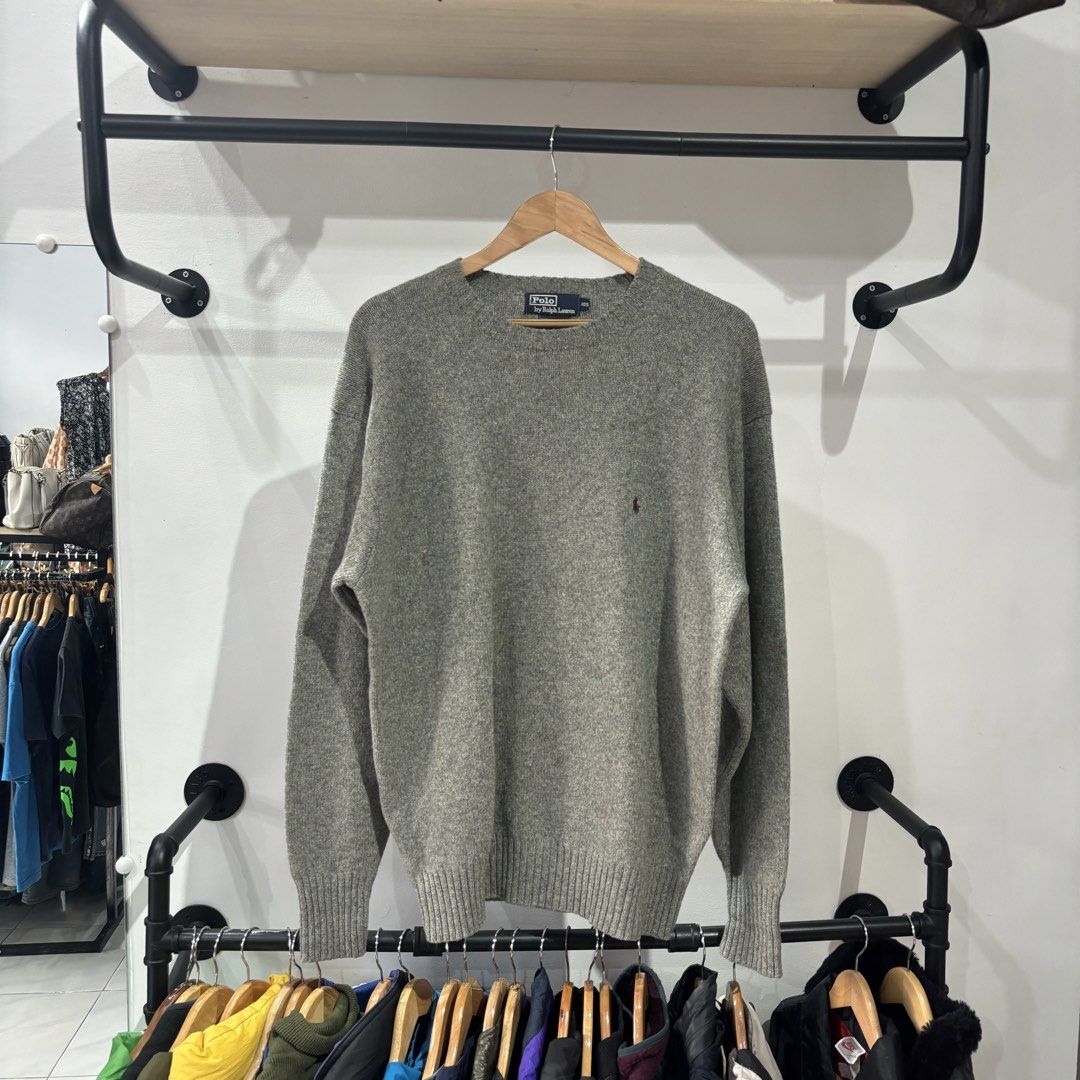 Polo by Ralph Lauren Lambswool sweater (Category: Coats, Jackets and Outerwear) located in Bambang. Submitted by heats777 (Listing ID 1461680015, Image 2). Description: Excellent condition No issues Size: 105 on tag best fit large to xl.