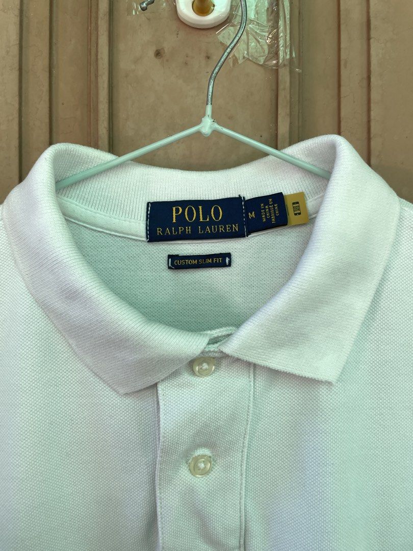 Polo Ralph Lauren (Category: Luxury Apparel) located in Liloy. Submitted by juan2thrift (Listing ID 1461610605, Image 3). Description: Polo Ralph Lauren Whites Scannable QR Authentic 9.8/10 CR 21 by 27f 29b Size M on tags Very good condition Minor flaws - pinhole back portion see picture.
