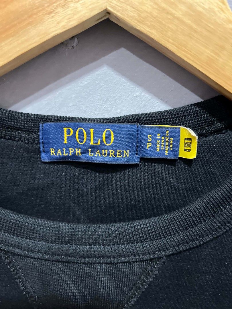 Polo Ralph Lauren Black Sweatshirt Size S (Category: Coats, Jackets and Outerwear) located in Dumangas. Submitted by realthriftttt (Listing ID 1461644953, Image 2). Description: - Brand: Polo Ralph Lauren - Color: Black - Size: S - Material: 60% Cotton, 40% Viscose - Origin: Made in China - Features: Comfortable, classic design - Ideal for: Casual wear.