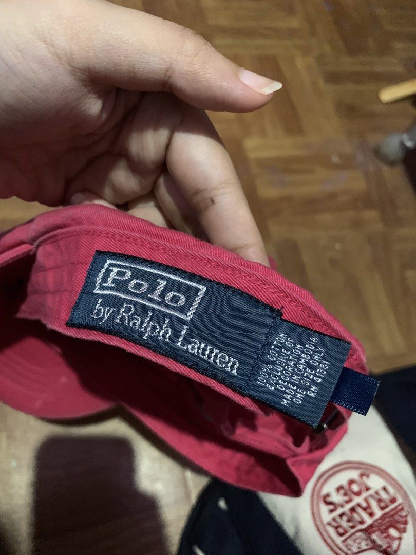 Polo Ralph Lauren Cap (Category: Caps & Hats) located in Manila. Submitted by usagichan_rabbit (Listing ID 1461574542, Image 3). Description: - Classic pink Polo Ralph Lauren cap, orignal from us. - Made from 100% cotton - Features iconic embroidered polo player logo on front - 'POLO' text embroidered on the back - Adjustable strap for a comfortable, custom fit - Ideal for everyday casual wear.