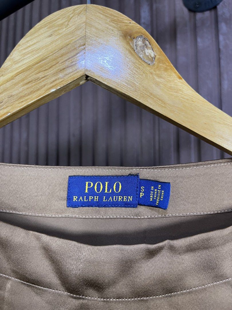 Polo Ralph Lauren Satin Blouse (Category: Blouses) located in Cabanatuan. Submitted by cabsygoods (Listing ID 1461717374, Image 3). Description: Polo Ralph Lauren Satin Blouse (Sample Piece) Width 22 Length 21 Very good condition No issue Color rate 9/10 Dm to purchase! 📩.
