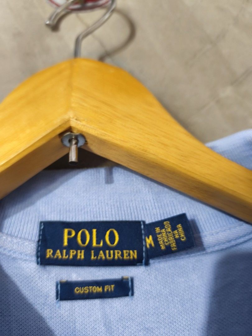 Polo Ralph Lauren Sky blue #3 (Category: Tshirts & Polo Shirts ) located in Davao. Submitted by findloots (Listing ID 1461770543, Image 3). Description: This is a light blue Polo Ralph Lauren Big Pony polo shirt featuring a large contrasting black embroidered player logo on the chest and the number "3" on the sleeve RL Polo Shirt Custom fit As new Condition Size M W -19.5 L -27.5 10/10 Color Rate No issue location Davao city Gcash Payment Only J&