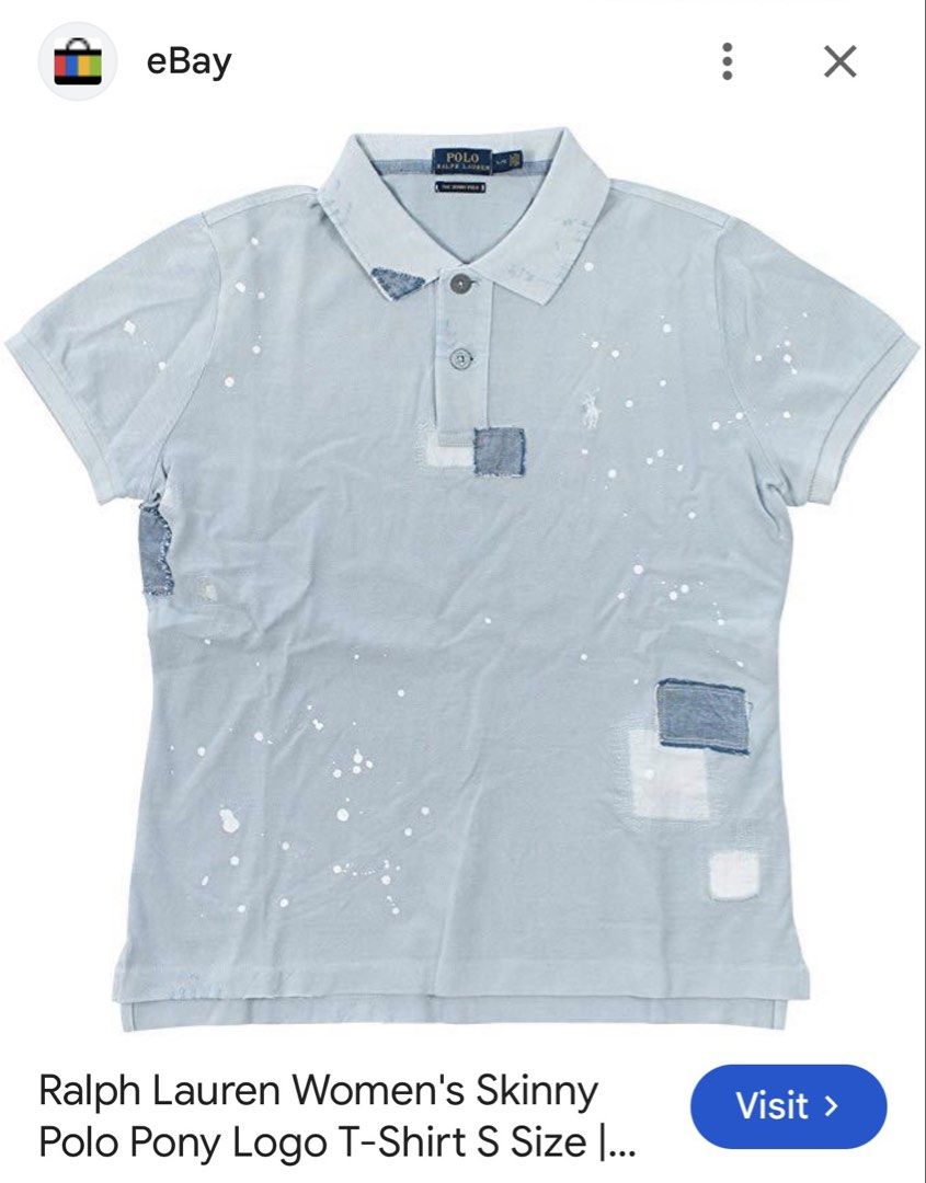 Polo RL Patchwork (Category: Blouses) located in Kabankalan. Submitted by secondhandgemsz (Listing ID 1461608748, Image 3). Description: Size Med (18W 24L) Excellent Condition Authentic .