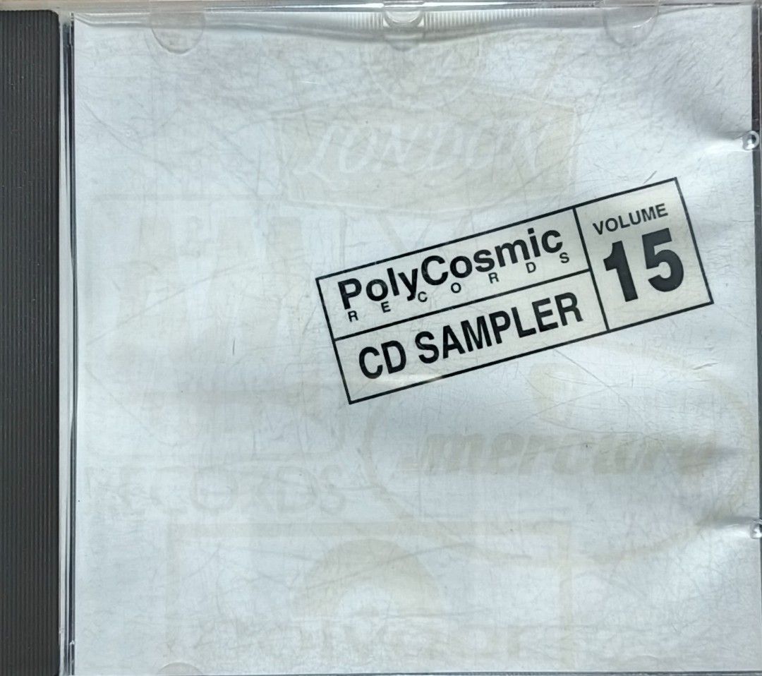 PolyCosmic Records CD Sampler Volume 15 Compilation (Category: CDs & DVDs) located in Manila. Submitted by ruelcabrer77078 (Listing ID 1461772137, Image 1). Description: - PolyCosmic Records CD Sampler Volume 15 - Features a diverse mix of artists and genres - Includes tracks from Ace of Base, Van Morrison, and others - Some handwritten notes on the tracklist - Perfect for music collectors or discovering new tunes.