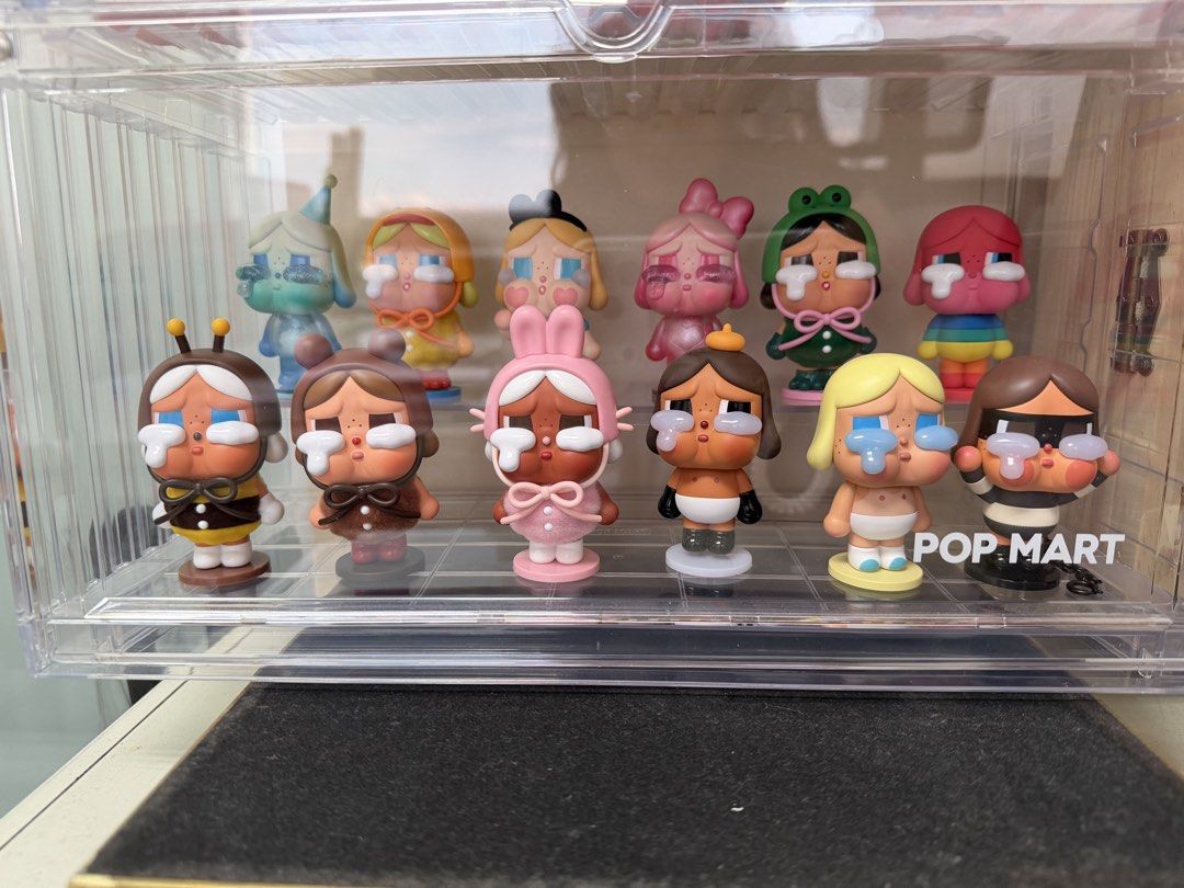 Pop Mart Cry Baby Figures (Category: Designer & Blind Box Toys) located in Paranaque City. Submitted by xavierllamas (Listing ID 1461571136, Image 1). Description: Selling my POP MART crying figures collection as a set. 🥹💕 Includes all 12 figures shown in the photo. Cute and colorful collection with different costumes/designs — perfect for POP MART collectors or for display. ✨ Condition: Preloved, displayed only ✨ Quantity: 12 figures ✨ Selling