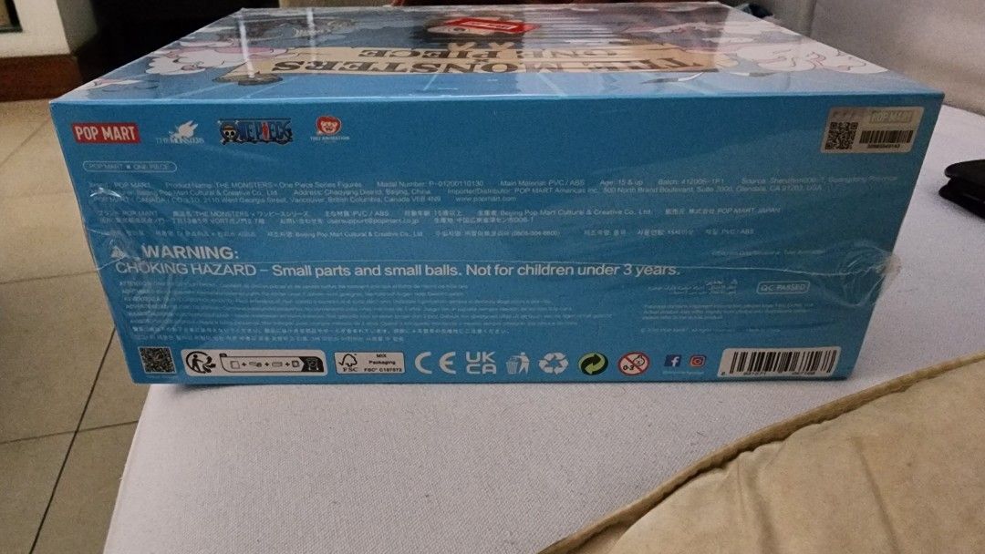 POP Mart One Piece Box Set (Sealed) (Category: Designer & Blind Box Toys) located in Caloocan City. Submitted by FluffyDaveOwO (Listing ID 1461743930, Image 3). Description: POP Mart One Piece The Monsters Box Set Sealed never opened Bought in Singapore RFS: Need funds and not my line of collection.