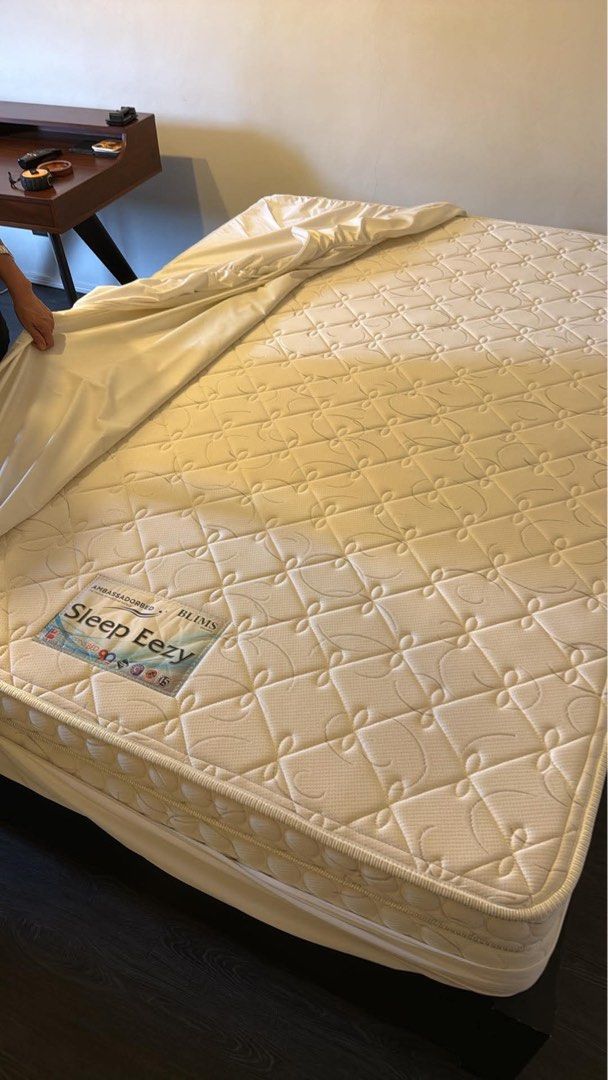 Pottery Barn Bed Frame + Mattress (Category: Bedding & Towels) located in Las Pinas. Submitted by paulo.balenton (Listing ID 1461707607, Image 3). Description: Size: 200 x 140cm Mattress is sealed with malouf mattress protector from the very beginning so its like new. Shipping will be shouldered and arranged by buyer. Location: Pilar Village, Las Pinas .