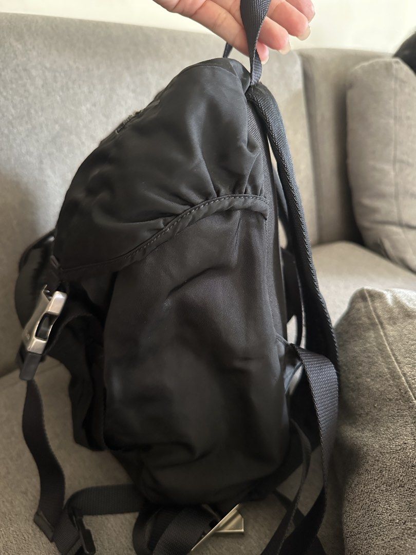 PRADA NYLON BACKPACK (Category: Luxury Bags & Wallets) located in Taguig. Submitted by luxuryfindsforless (Listing ID 1461796424, Image 3). Description: With COA In excellent condition .