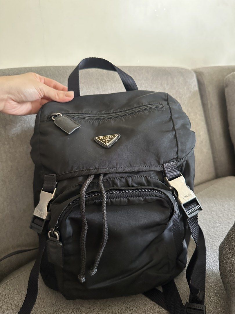 PRADA NYLON BACKPACK (Category: Luxury Bags & Wallets) located in Taguig. Submitted by luxuryfindsforless (Listing ID 1461796424, Image 1). Description: With COA In excellent condition .