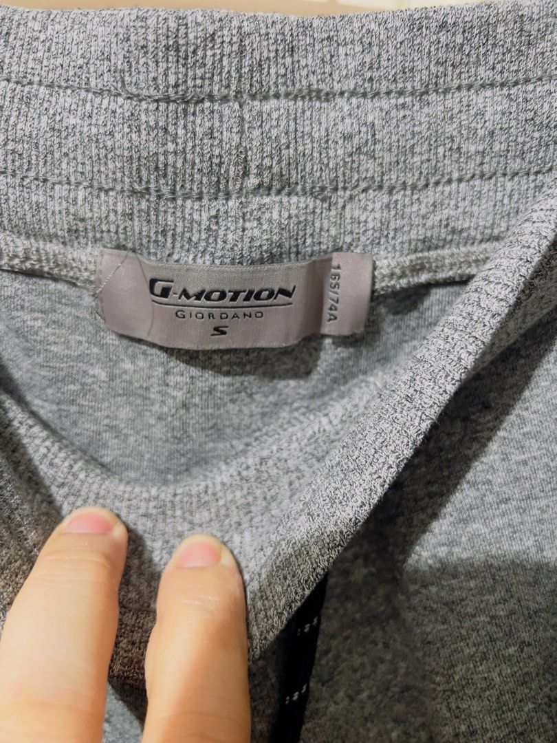 Preloved authentic GIORDANO G-MOTION Grey Jogger Pants Size S (Category: Joggers) located in Binan City. Submitted by unicohijoxfudge (Listing ID 1461725357, Image 3). Description: Decluttering❤️❤️❤️ Size S waist 30” 37” length ✅SF c/o buyer ✅gcash / paymaya Tags: Burberry Calvin Klein Coach Michael Kors Kate Spade Fendi Gucci Dior Rayban gentle Monster Channel Zara H&M Calvin Klein Anne Klein Sunnies owndays Gap nike adidas coach dkny tommy hilf