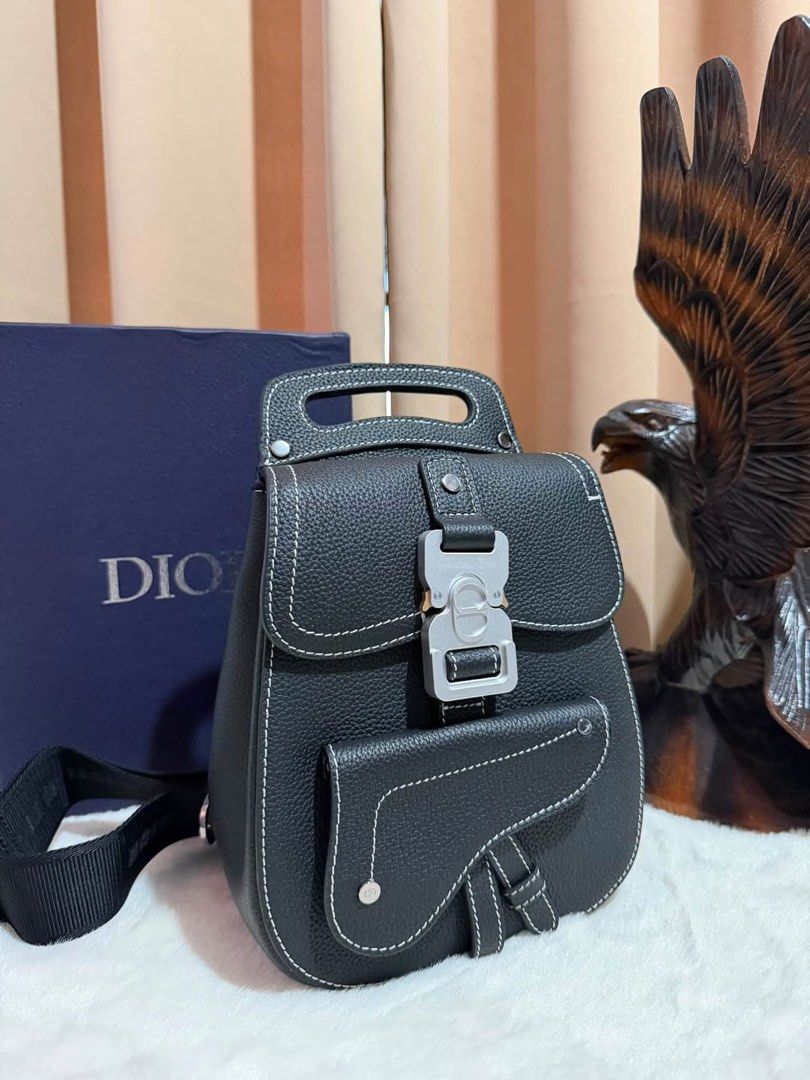Preloved CD Rider Sling Bag (Category: Luxury Bags & Wallets) located in Manila. Submitted by bagsandmanymanymore1 (Listing ID 1461578292, Image 3). Description: Preloved CD Rider Sling Bag Size 24cm Rare to find Rank SA.