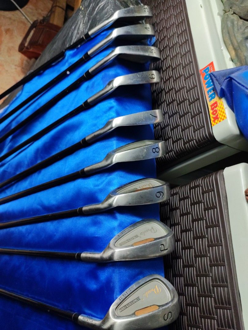 Presto midsize cavity back iron set (Category: Golf) located in Manila. Submitted by meiyeon2 (Listing ID 1461624508, Image 2). Description: graphite shaft r flex in decent condition...