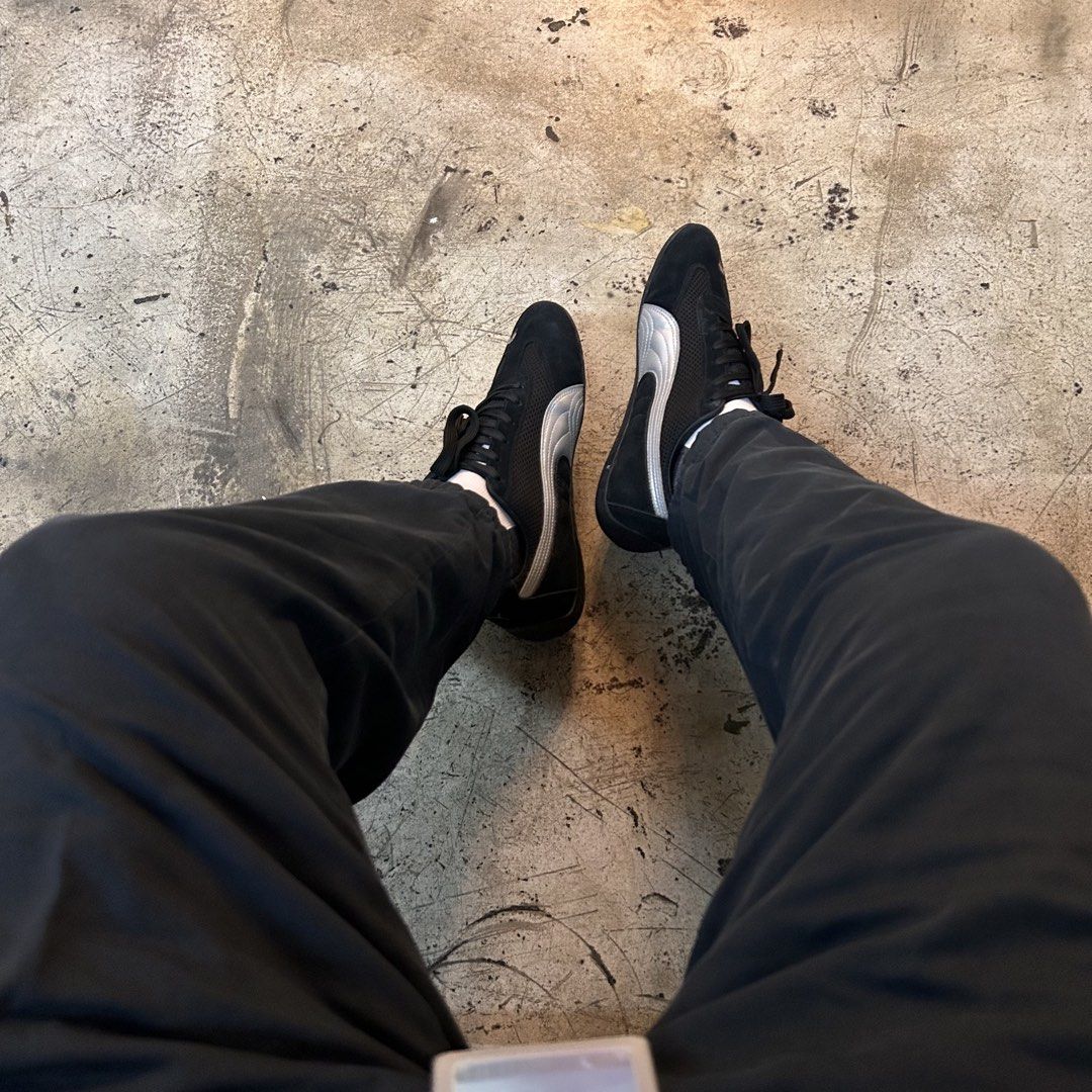 Puma Speedcat (Category: Sneakers) located in Calauan. Submitted by hajudethrift (Listing ID 1461664385, Image 2). Description: Puma Speed Cat Black/Silver Colorway Size 42 Euro Excellent Condition.