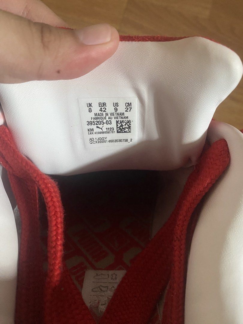 PUMA SUEDE XL (All time red) (Category: Sneakers) located in Mandaluyong City. Submitted by gabb_bautista (Listing ID 1461590298, Image 3). Description: PUMA SUEDE XL (All time red color-way) Condition:9/10 barely used ₱2800(Kaya pa babaan kung sure buyer) 100% Authentic Size 8 Uk, Size 9 Us Extra white lace included.