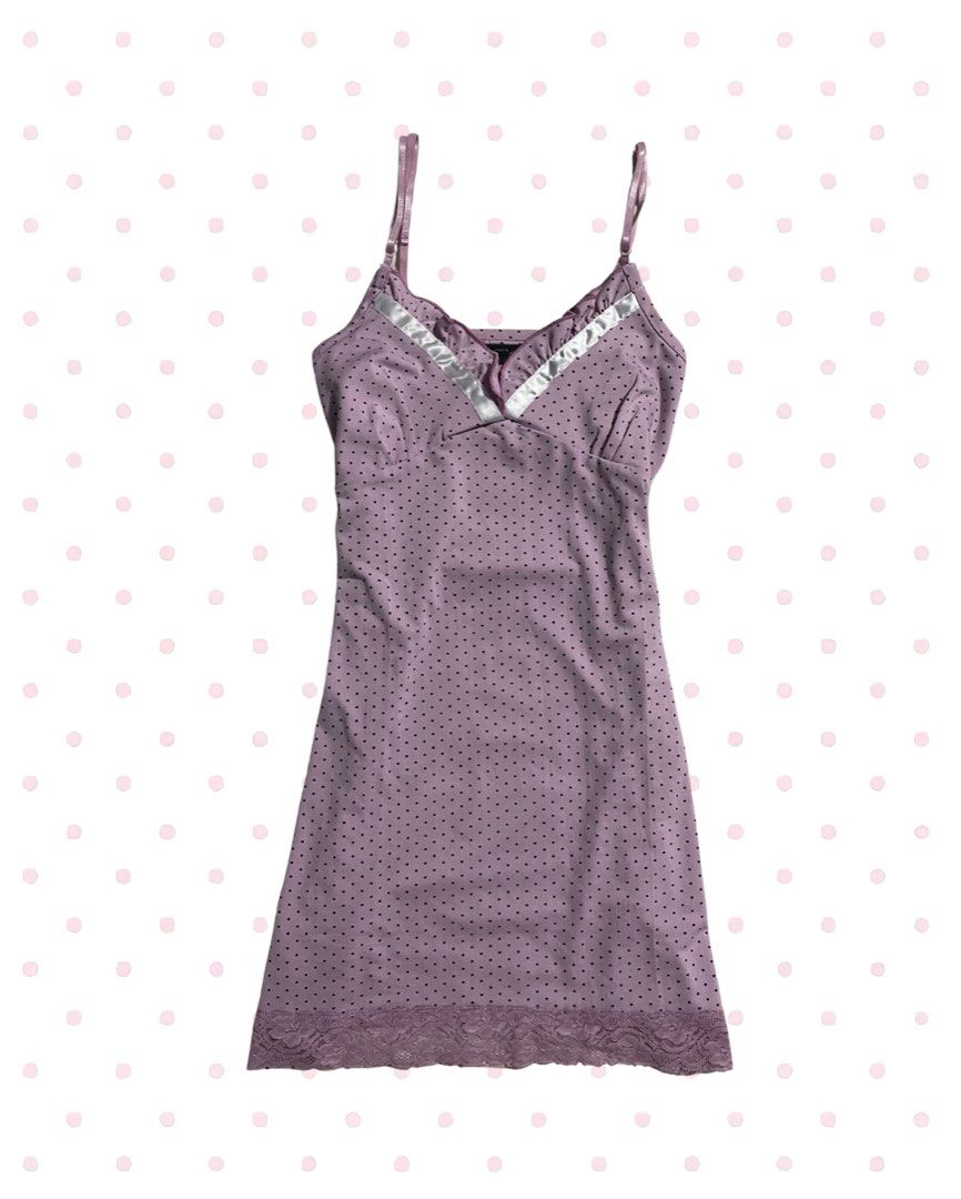 Purple Pink Polka Dress (Category: Dresses) located in Baguio. Submitted by mrsparadinight (Listing ID 1461781913, Image 1). Description: ᢉ𐭩 𝓍𝓈-𝓂 ᢉ𐭩 𝓅𝑒𝓇𝒻𝑒𝒸𝓉 𝒸𝑜𝓃𝒹𝒾𝓉𝒾𝑜𝓃 ᢉ𐭩 𝓂𝒾𝓃𝑒: ₱220.