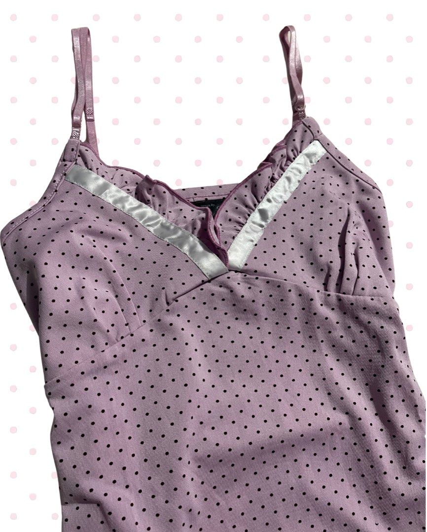 Purple Pink Polka Dress (Category: Dresses) located in Baguio. Submitted by mrsparadinight (Listing ID 1461781913, Image 2). Description: ᢉ𐭩 𝓍𝓈-𝓂 ᢉ𐭩 𝓅𝑒𝓇𝒻𝑒𝒸𝓉 𝒸𝑜𝓃𝒹𝒾𝓉𝒾𝑜𝓃 ᢉ𐭩 𝓂𝒾𝓃𝑒: ₱220.