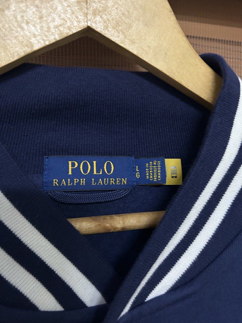 Ralph Lauren Lunar New Year Varsity Jacket (Category: Luxury Apparel) located in Manila. Submitted by foundarchive.ph (Listing ID 1461770621, Image 3). Description: Ralph Lauren Lunar New Year Varsity Jacket Rare / Collection Piece Size L on tag (28L x 26W) With Authenticated QR Worn once by a celebrity in a game show No issue ₱8,000 nego (15k srp) Manila area can ship nationwide .